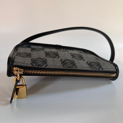 Loewe Black Vintage Anagram Pochette