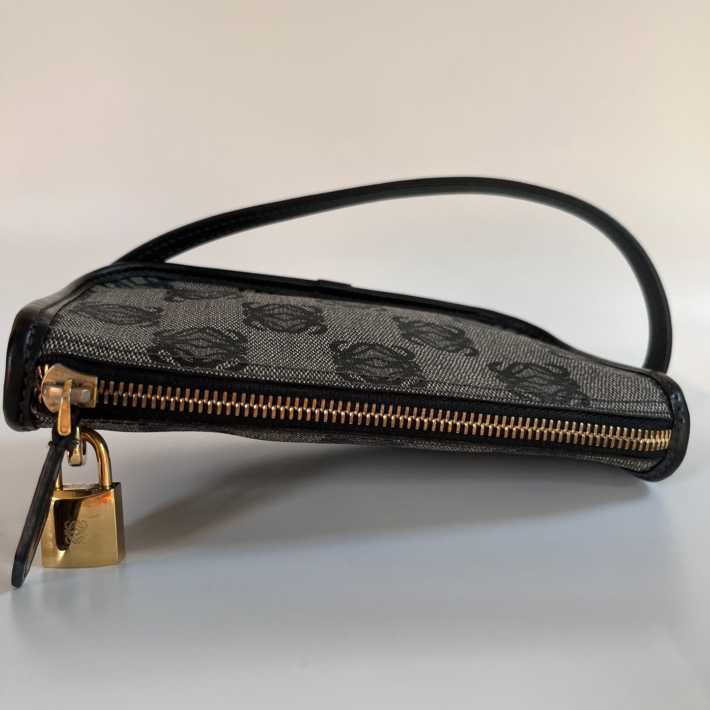 Loewe Black Vintage Anagram Pochette