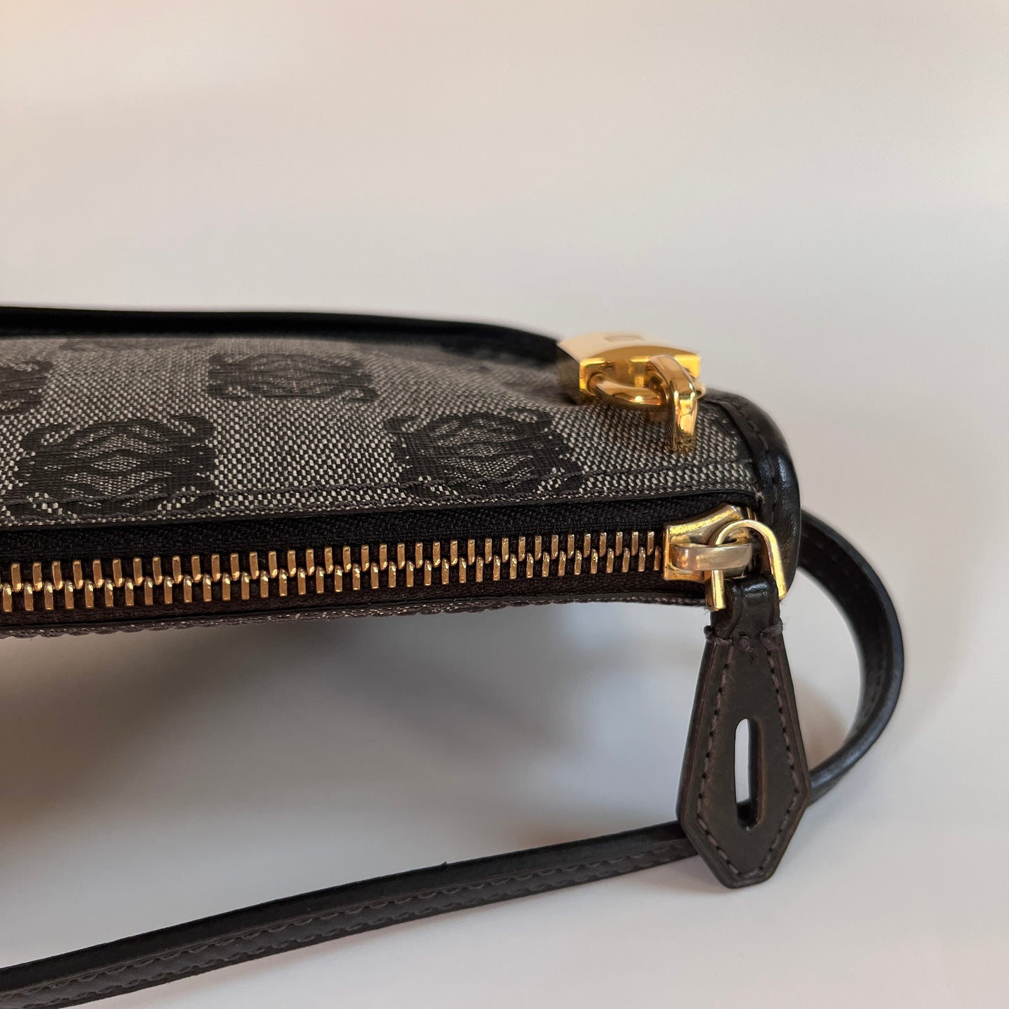 Loewe Black Vintage Anagram Pochette