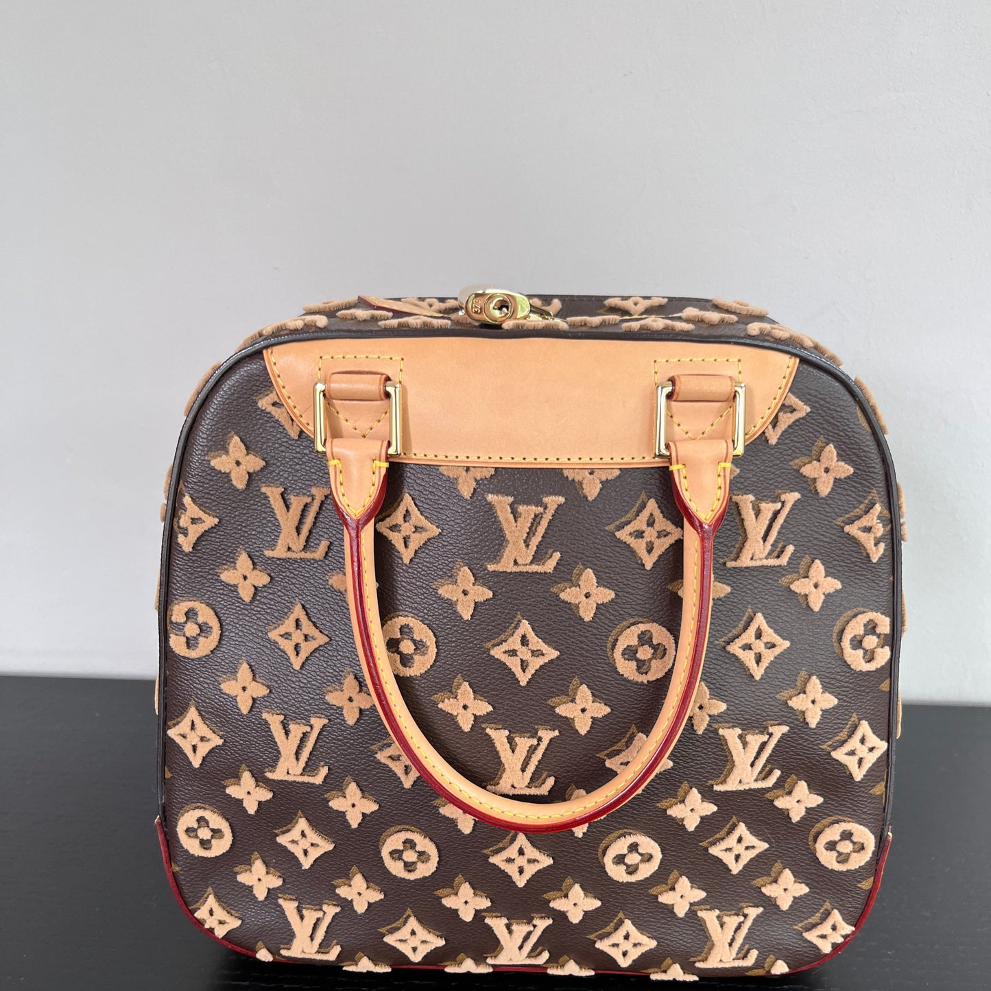 Louis Vuitton Velours Deauville Cube Monogram