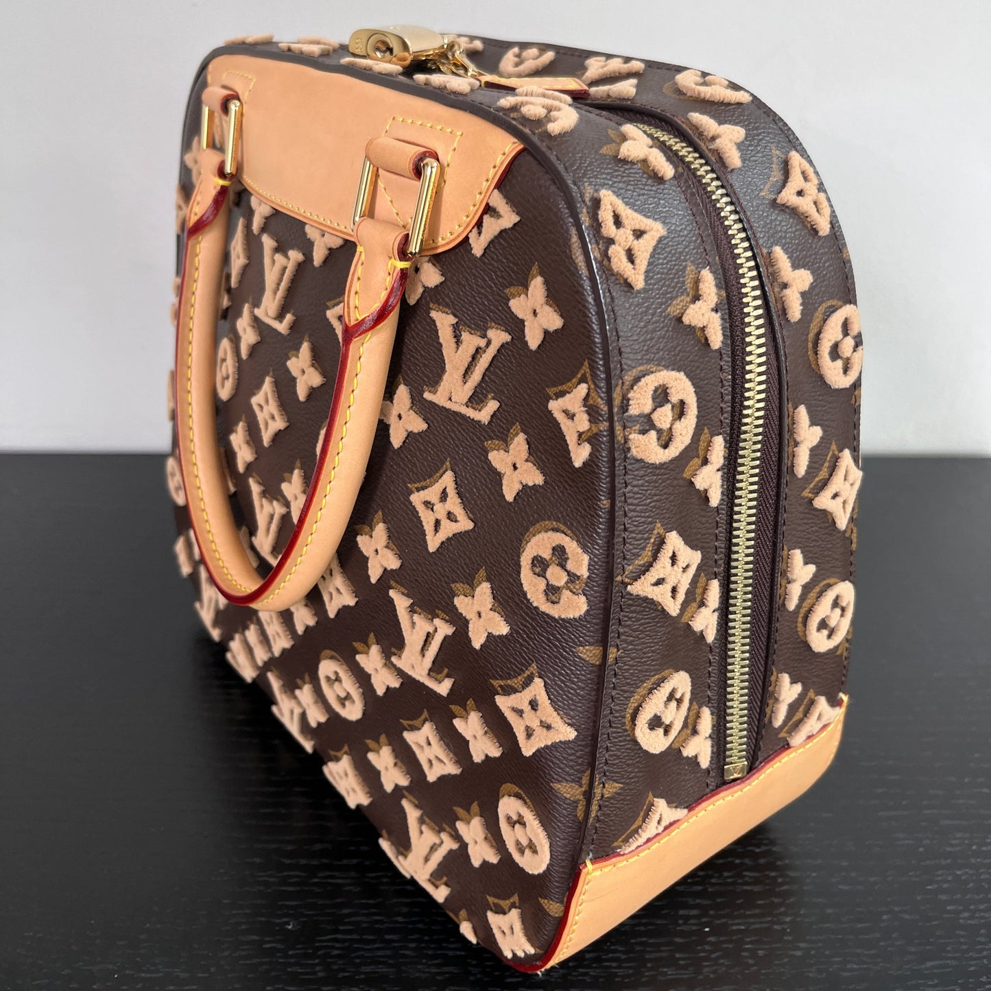 Louis Vuitton Velours Deauville Cube Monogram