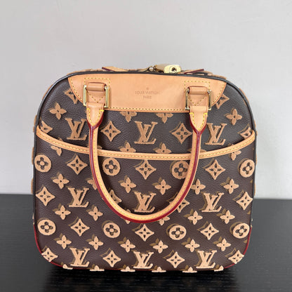 Louis Vuitton Velours Deauville Cube Monogram