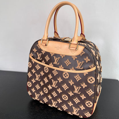 Louis Vuitton Velours Deauville Cube Monogram