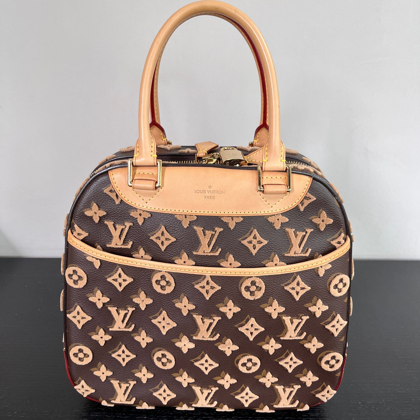 Louis Vuitton Velours Deauville Cube Monogram