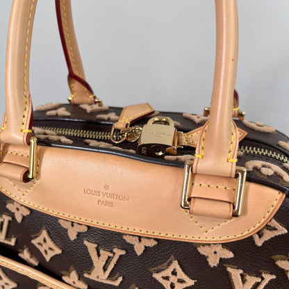 Louis Vuitton Velours Deauville Cube Monogram