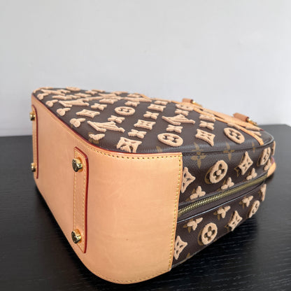 Louis Vuitton Velours Deauville Cube Monogram