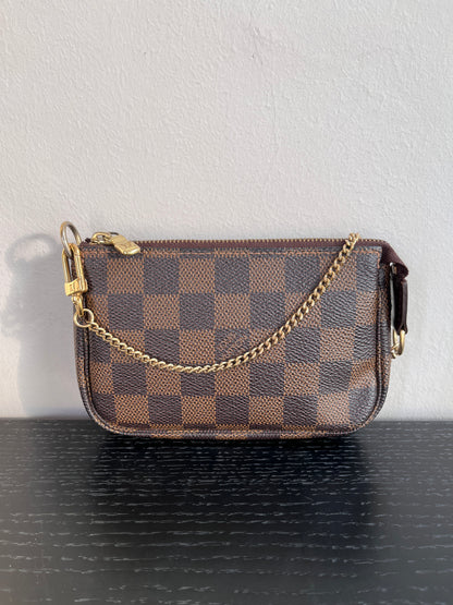 Louis Vuitton Mini Pochette Damier Ebene