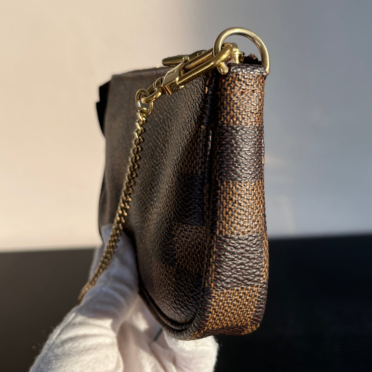 Louis Vuitton Mini Pochette Damier Ebene