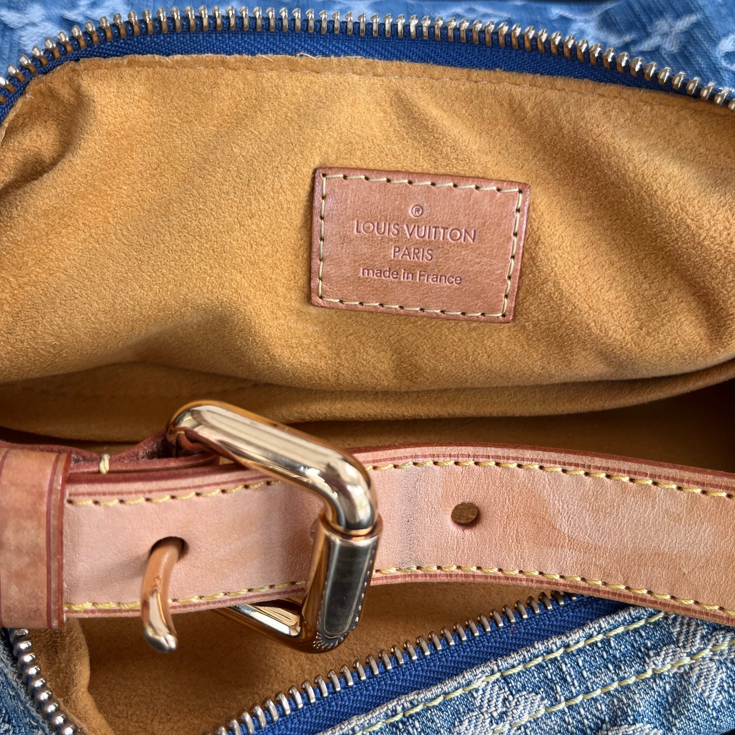 Louis Vuitton Vintage Baggy Denim PM Shoulder Bag