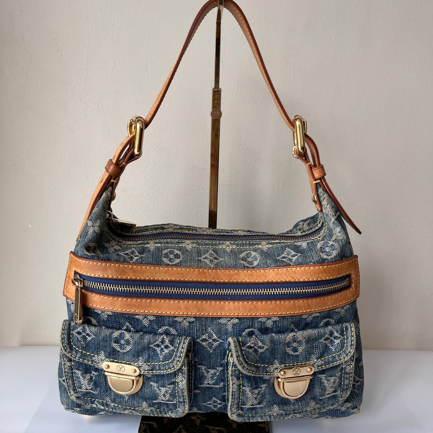 Louis Vuitton Vintage Baggy Denim PM Shoulder Bag