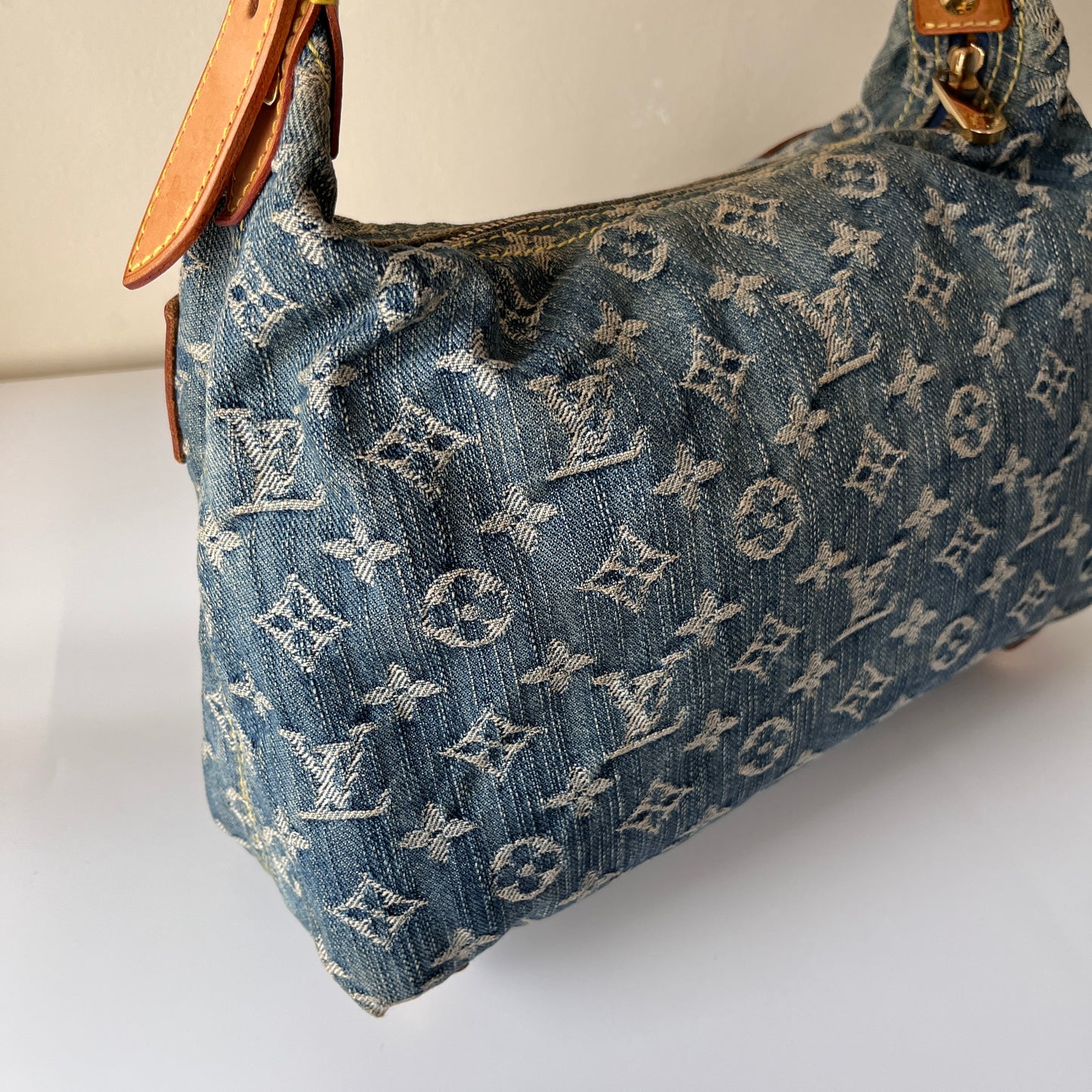 Louis Vuitton Vintage Baggy Denim PM Shoulder Bag