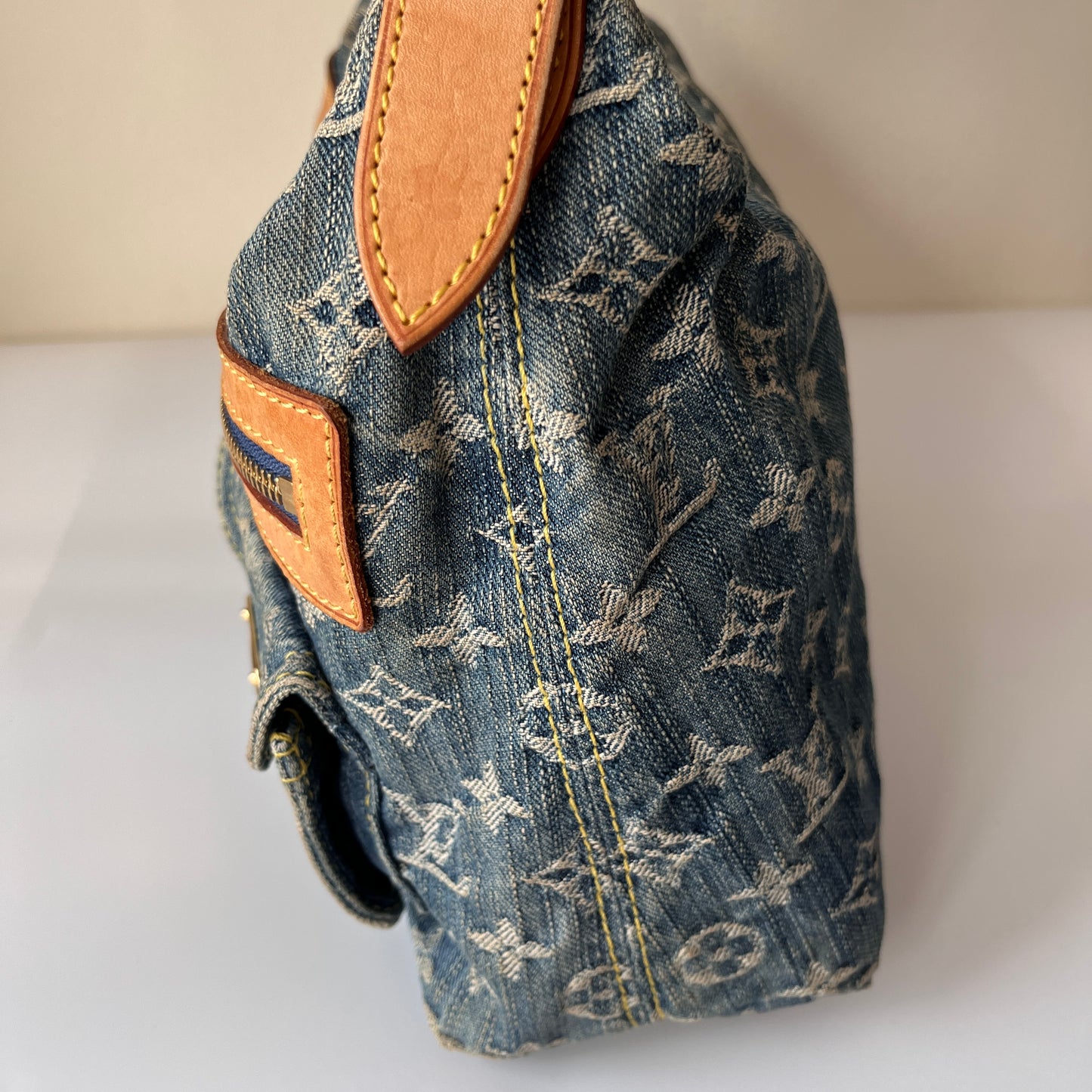 Louis Vuitton Vintage Baggy Denim PM Shoulder Bag