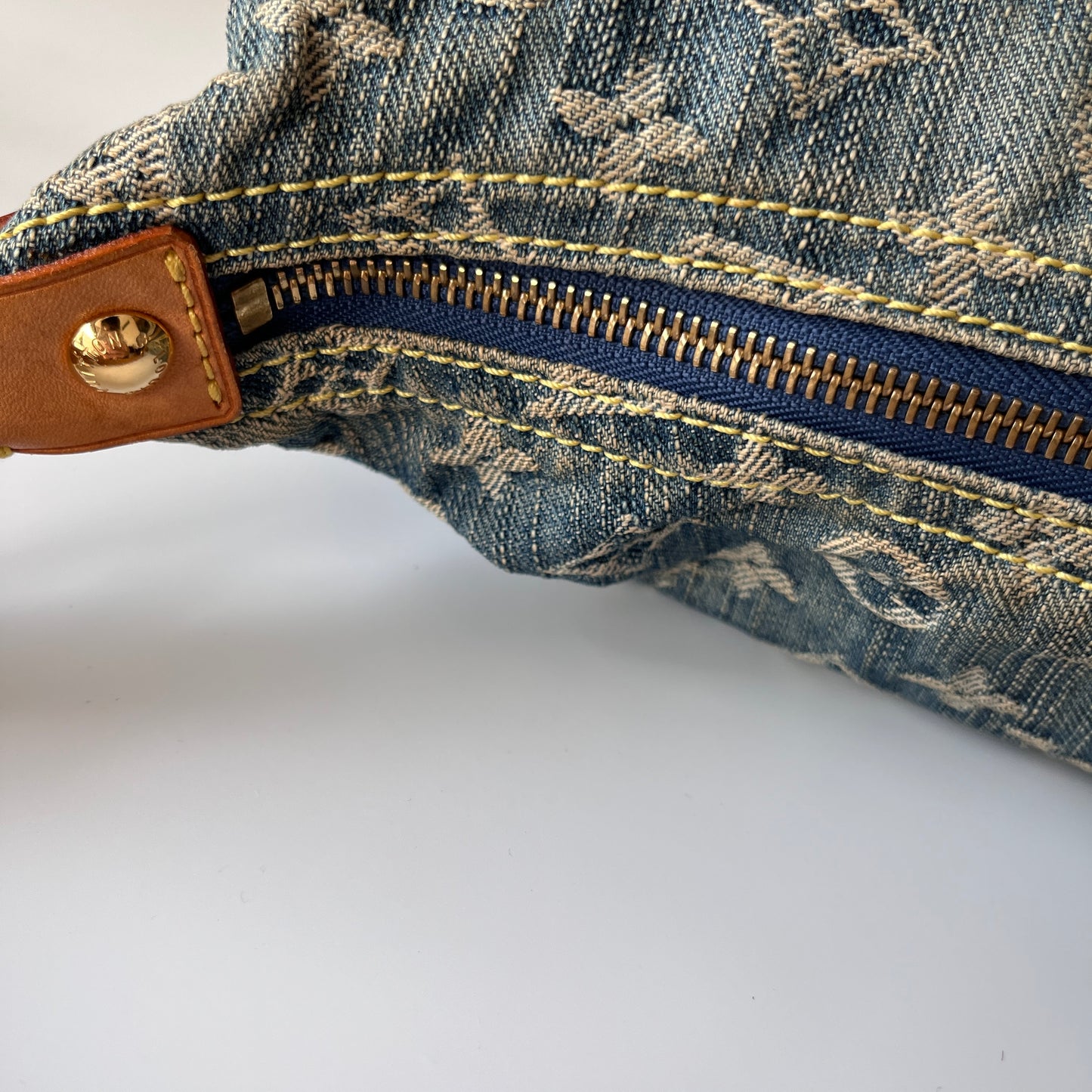 Louis Vuitton Vintage Baggy Denim PM Shoulder Bag