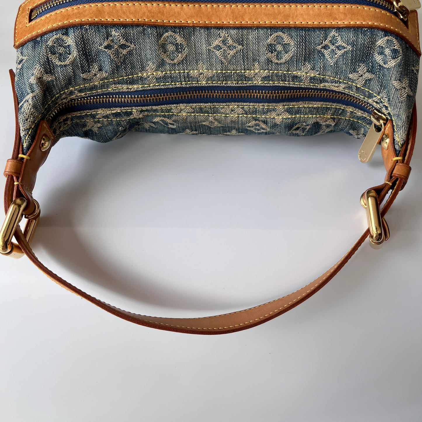 Louis Vuitton Vintage Baggy Denim PM Shoulder Bag