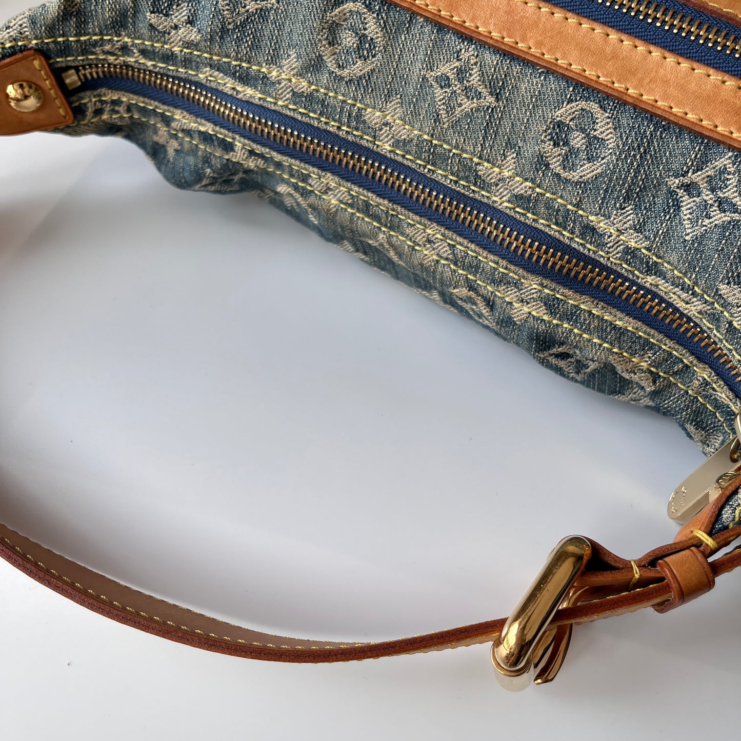 Louis Vuitton Vintage Baggy Denim PM Shoulder Bag