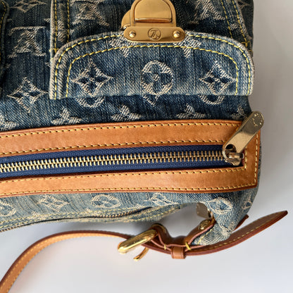 Louis Vuitton Vintage Baggy Denim PM Shoulder Bag