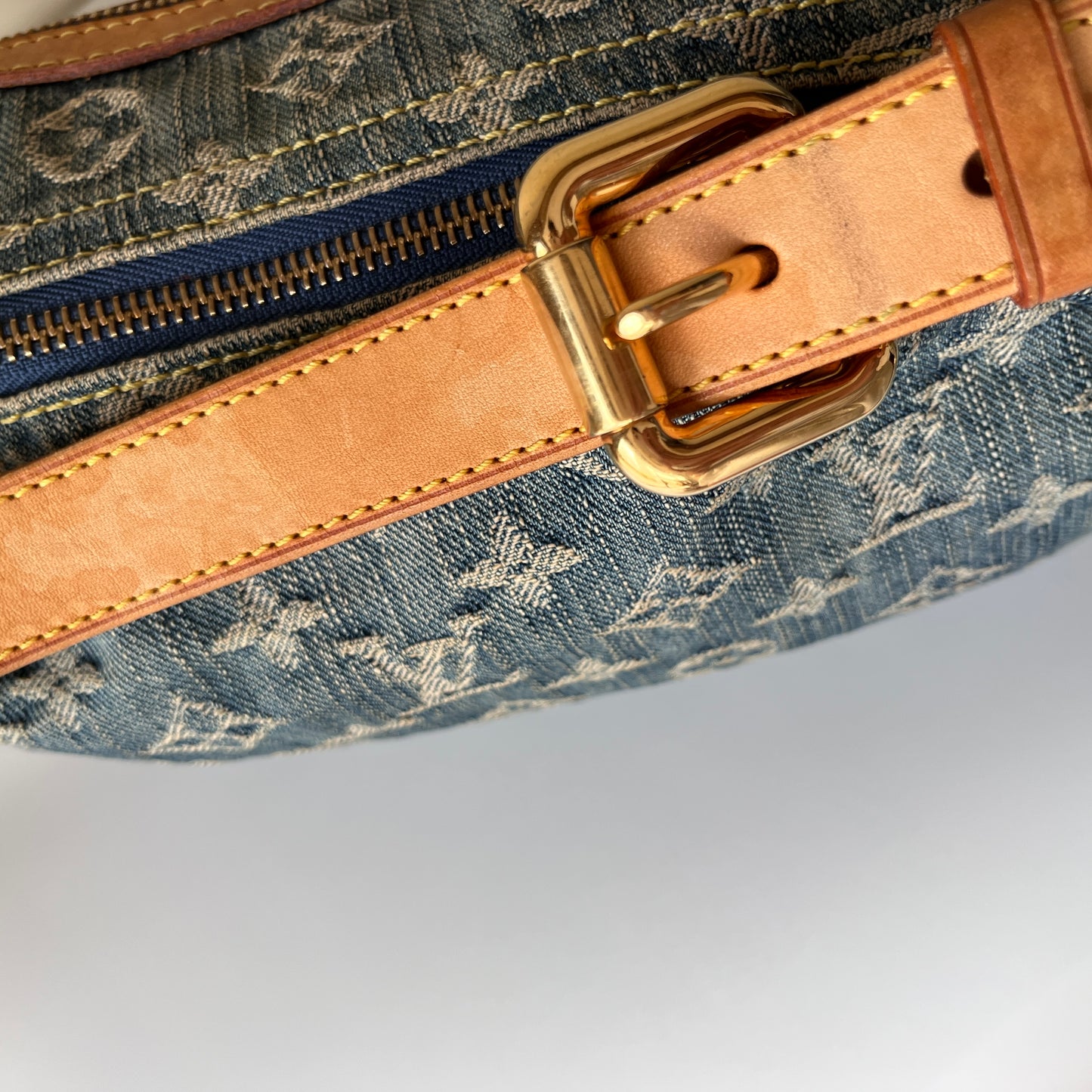 Louis Vuitton Vintage Baggy Denim PM Shoulder Bag