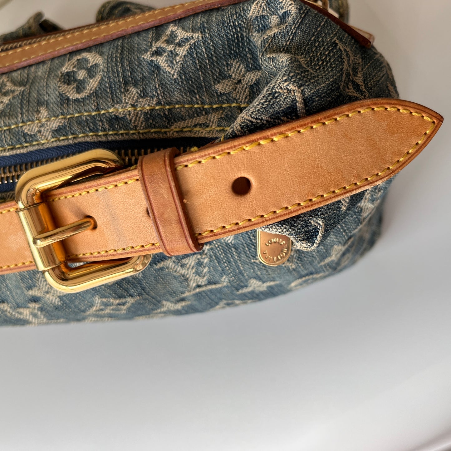 Louis Vuitton Vintage Baggy Denim PM Shoulder Bag