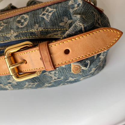 Louis Vuitton Vintage Baggy Denim PM Shoulder Bag