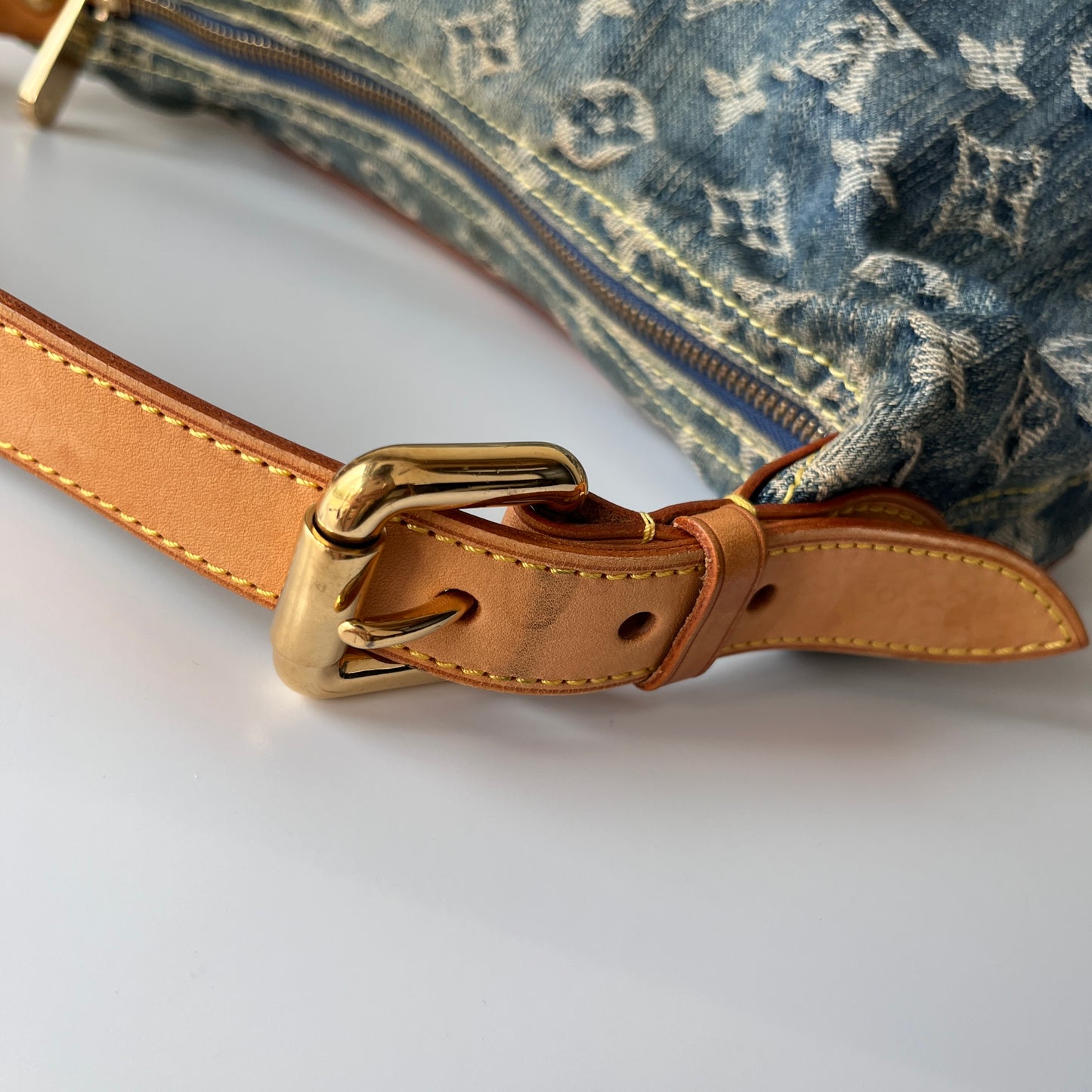 Louis Vuitton Vintage Baggy Denim PM Shoulder Bag
