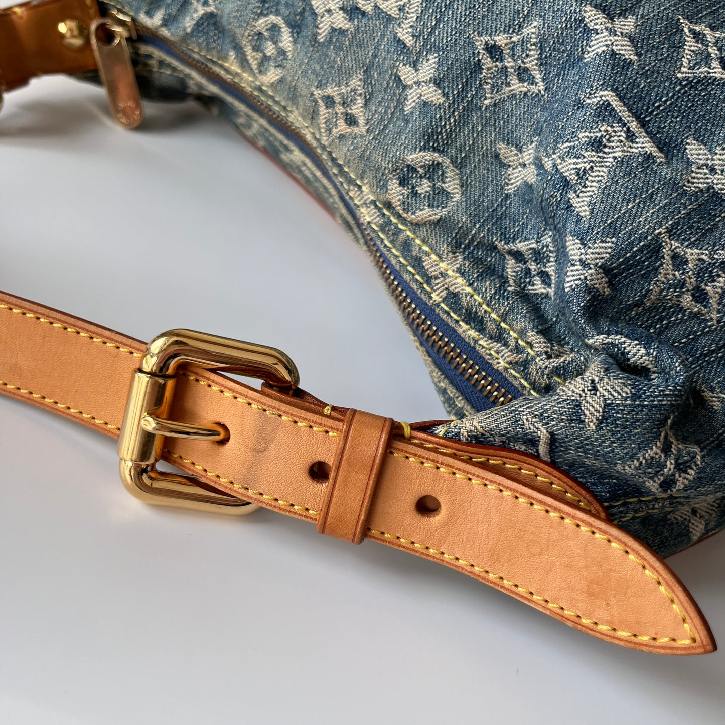 Louis Vuitton Vintage Baggy Denim PM Shoulder Bag