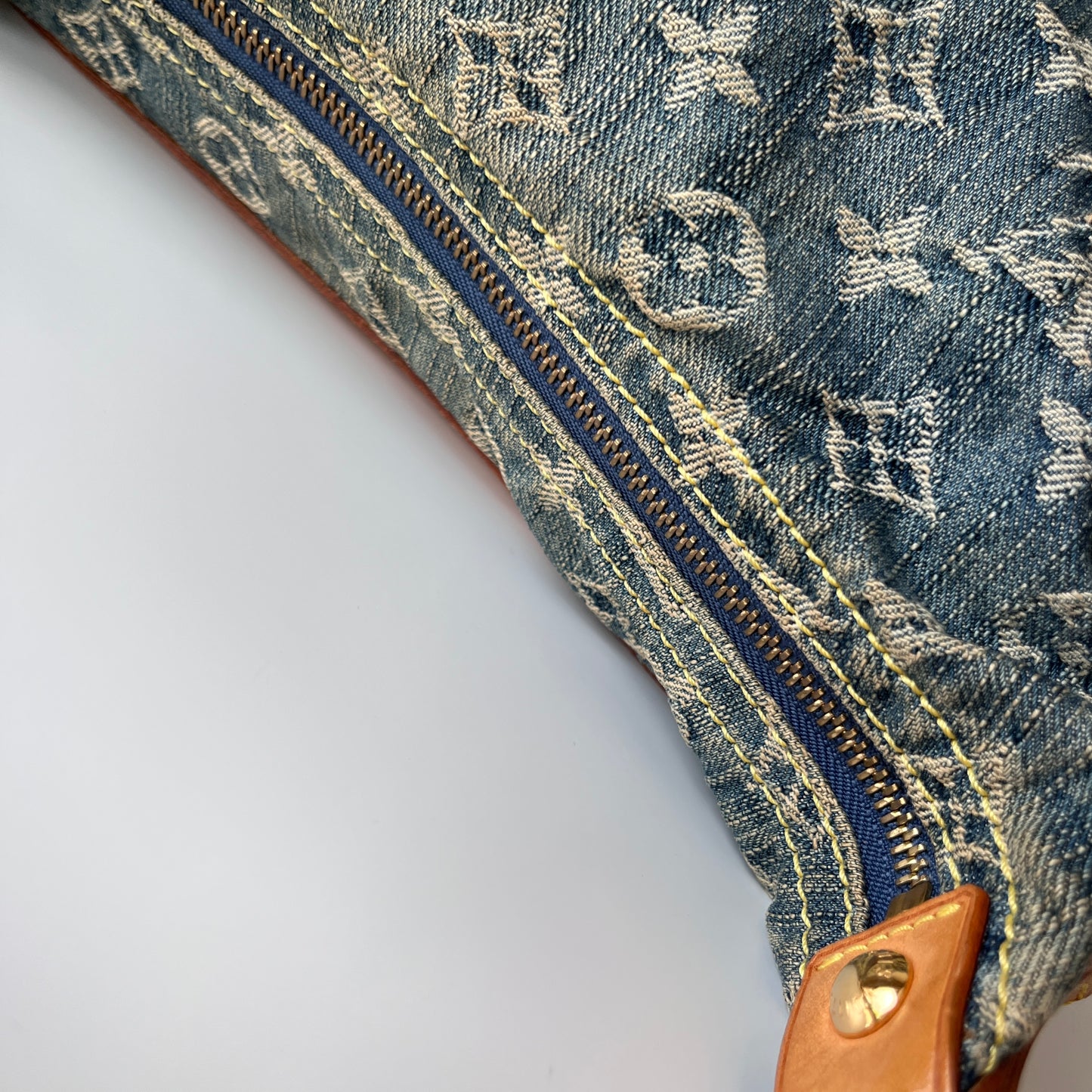 Louis Vuitton Vintage Baggy Denim PM Shoulder Bag