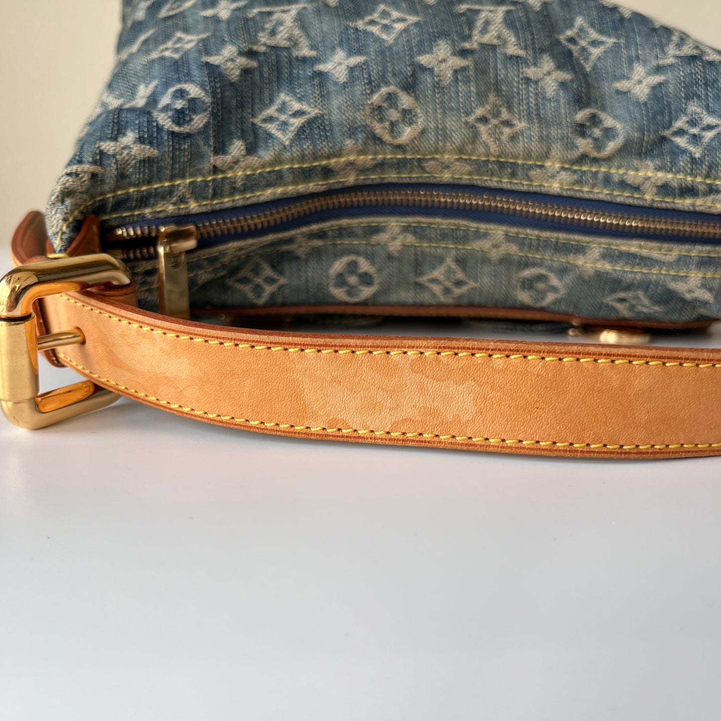Louis Vuitton Vintage Baggy Denim PM Shoulder Bag