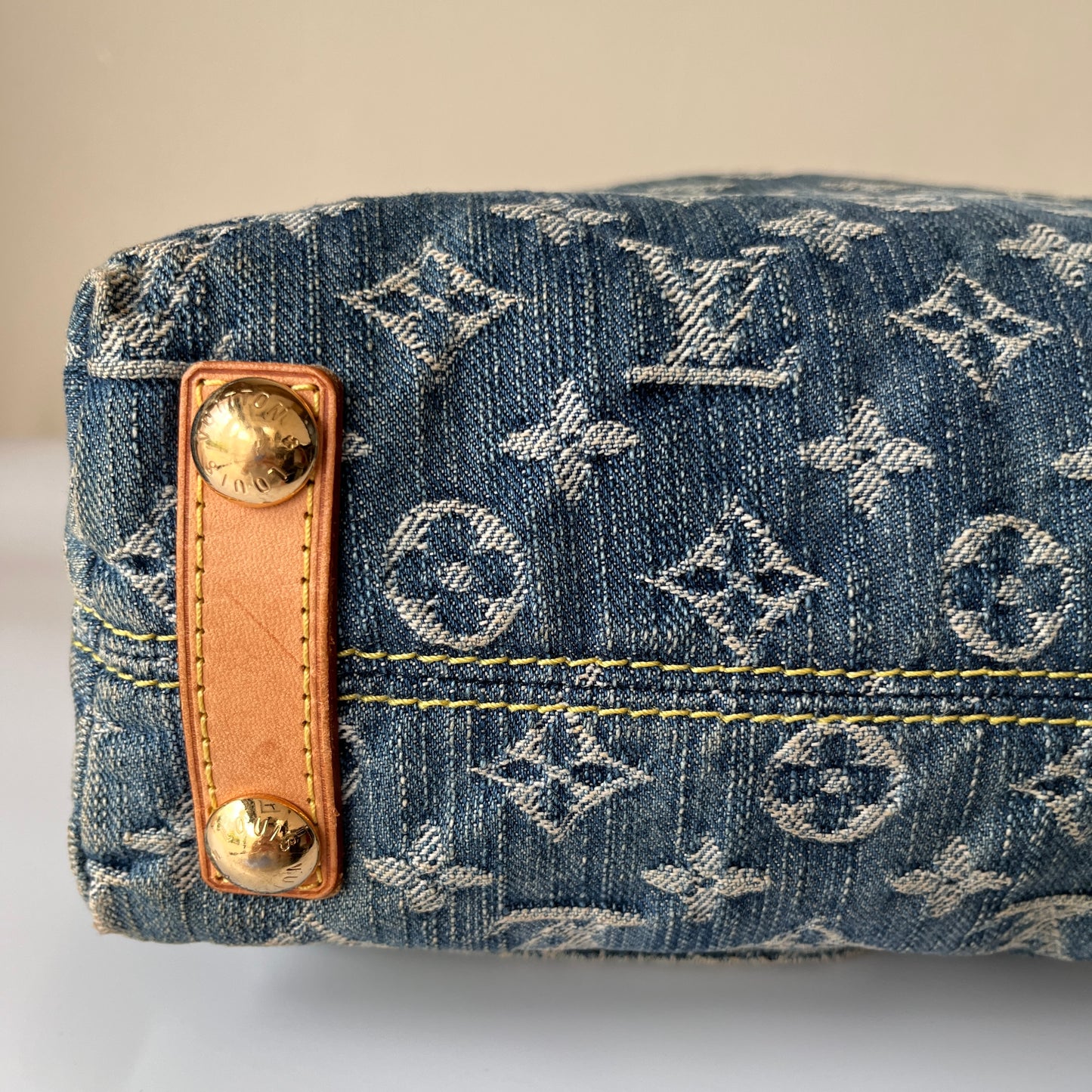 Louis Vuitton Vintage Baggy Denim PM Shoulder Bag