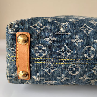 Louis Vuitton Vintage Baggy Denim PM Shoulder Bag