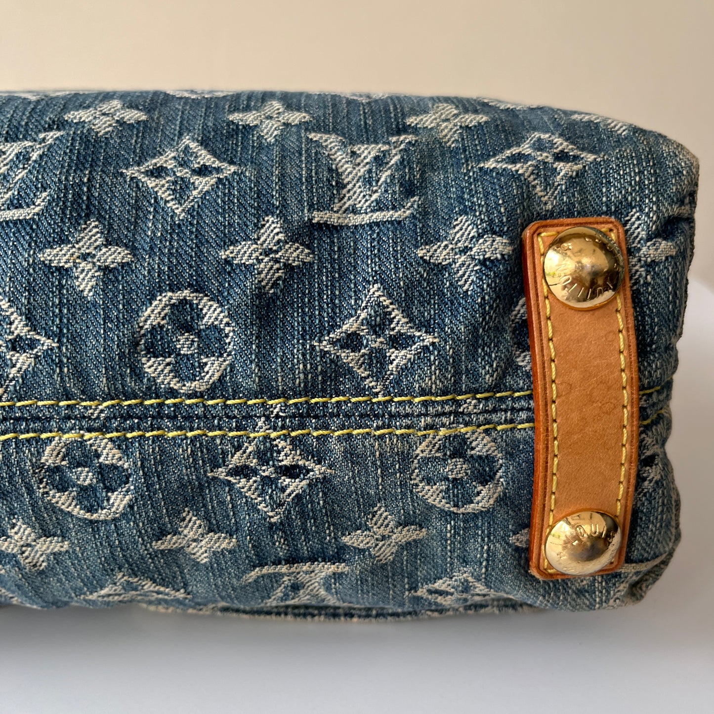 Louis Vuitton Vintage Baggy Denim PM Shoulder Bag