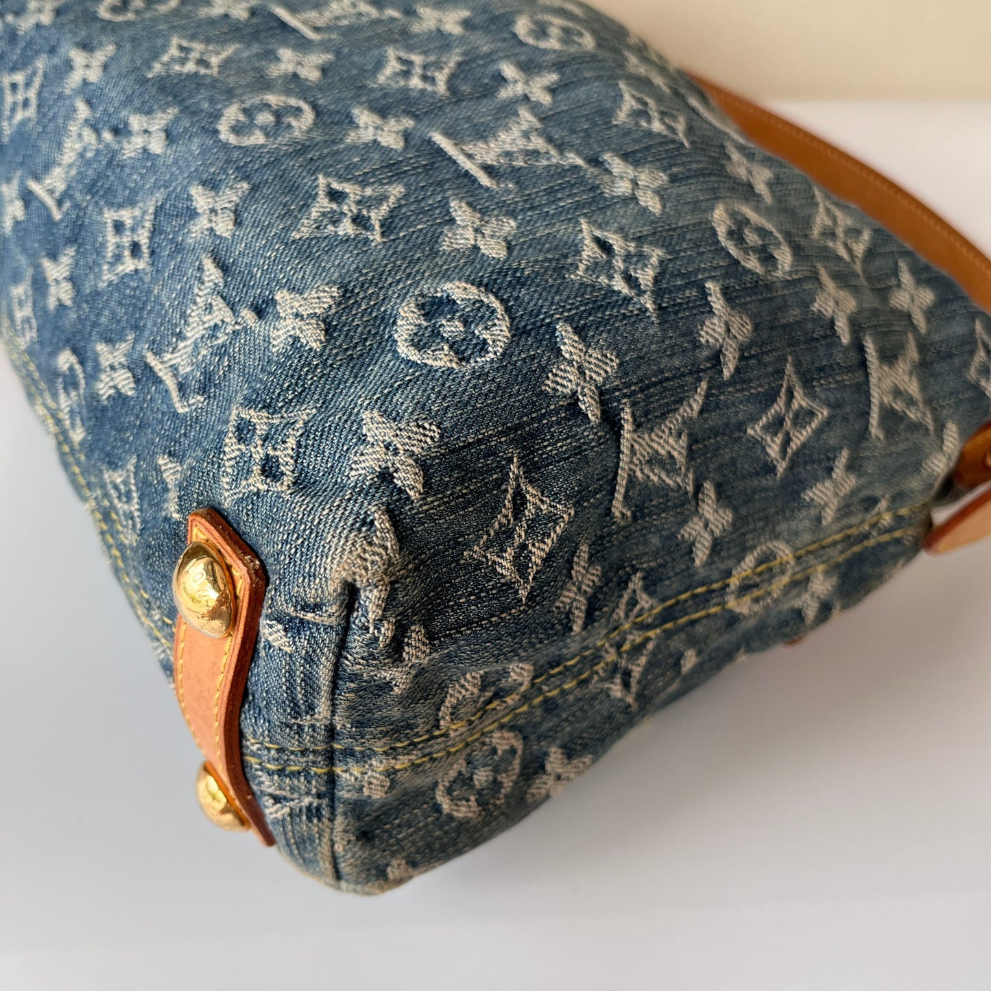 Louis Vuitton Vintage Baggy Denim PM Shoulder Bag