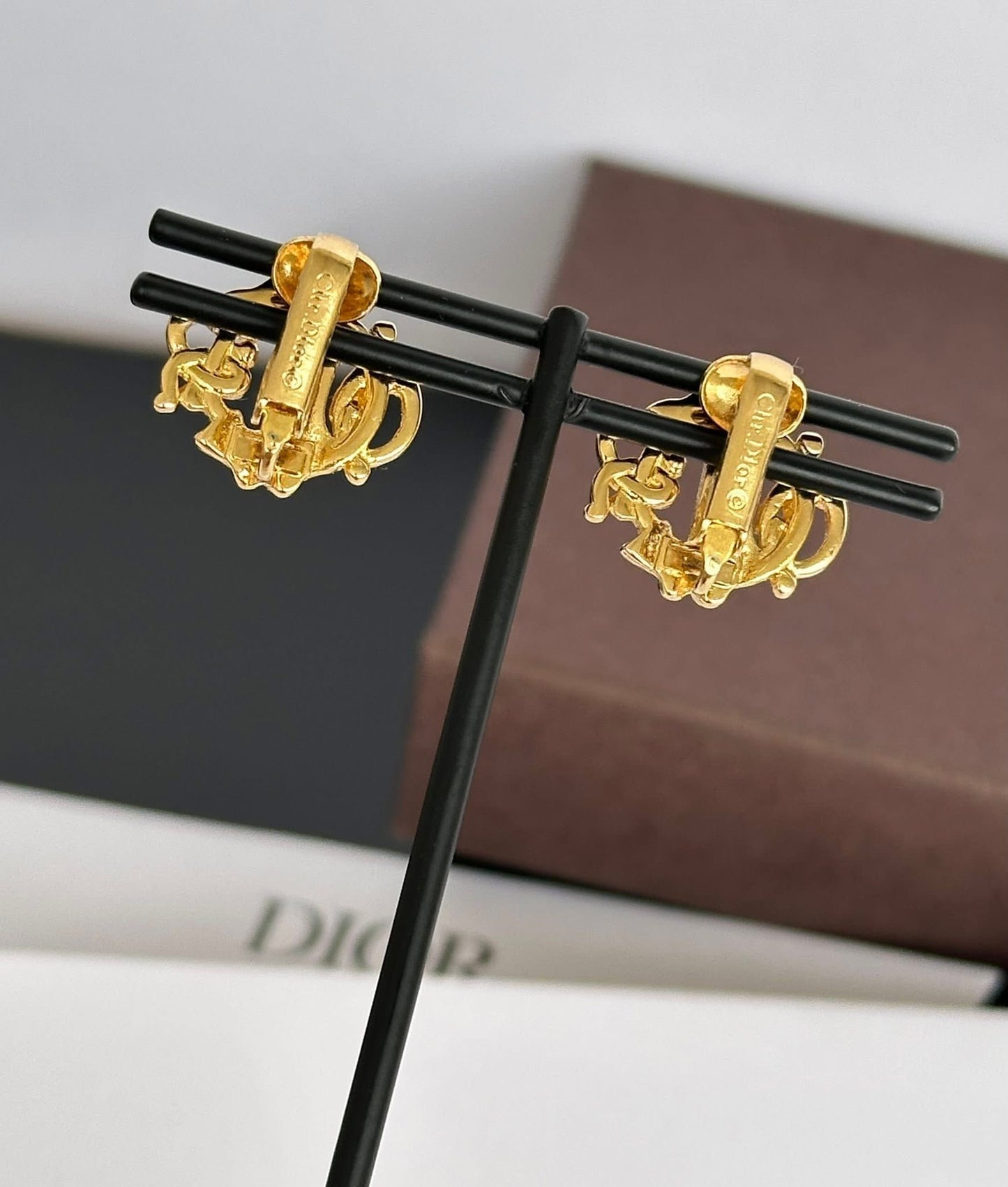 Christian Dior Vintage Clip-On Earrings