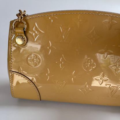 Louis Vuitton Santa Monica Yellow Vernis Clutch/ Crossbody Bag