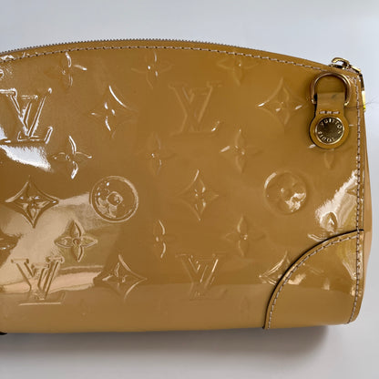 Louis Vuitton Santa Monica Yellow Vernis Clutch/ Crossbody Bag