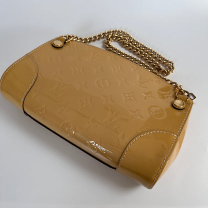 Louis Vuitton Santa Monica Yellow Vernis Clutch/ Crossbody Bag