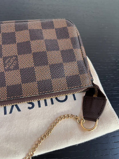 Louis Vuitton Bucket Pochette Damier Ebene