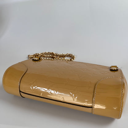 Louis Vuitton Santa Monica Yellow Vernis Clutch/ Crossbody Bag