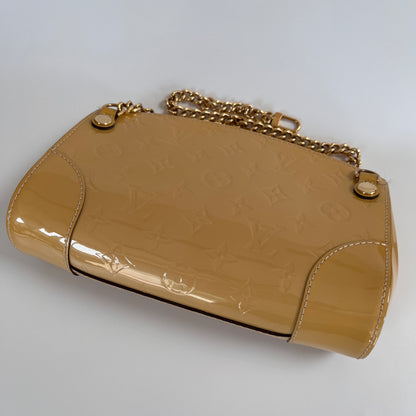 Louis Vuitton Santa Monica Yellow Vernis Clutch/ Crossbody Bag