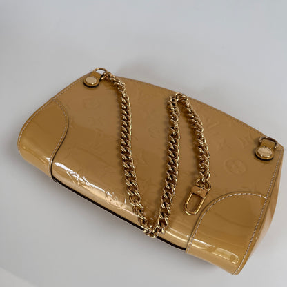 Louis Vuitton Santa Monica Yellow Vernis Clutch/ Crossbody Bag