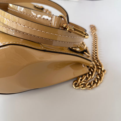 Louis Vuitton Santa Monica Yellow Vernis Clutch/ Crossbody Bag