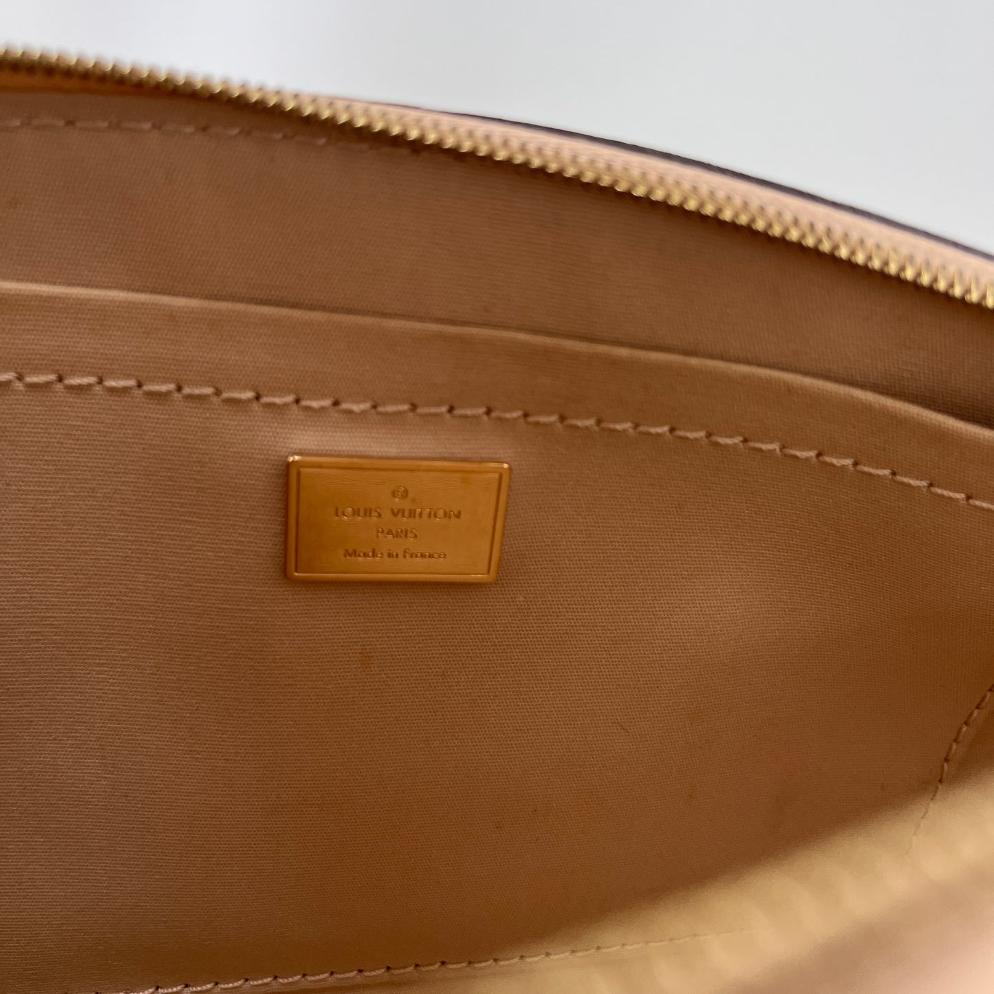 Louis Vuitton Santa Monica Yellow Vernis Clutch/ Crossbody Bag