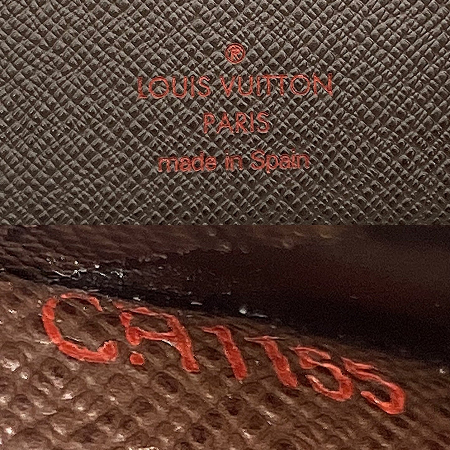 Louis Vuitton Portefeuille Marco Damier Ebene Bifold Wallet