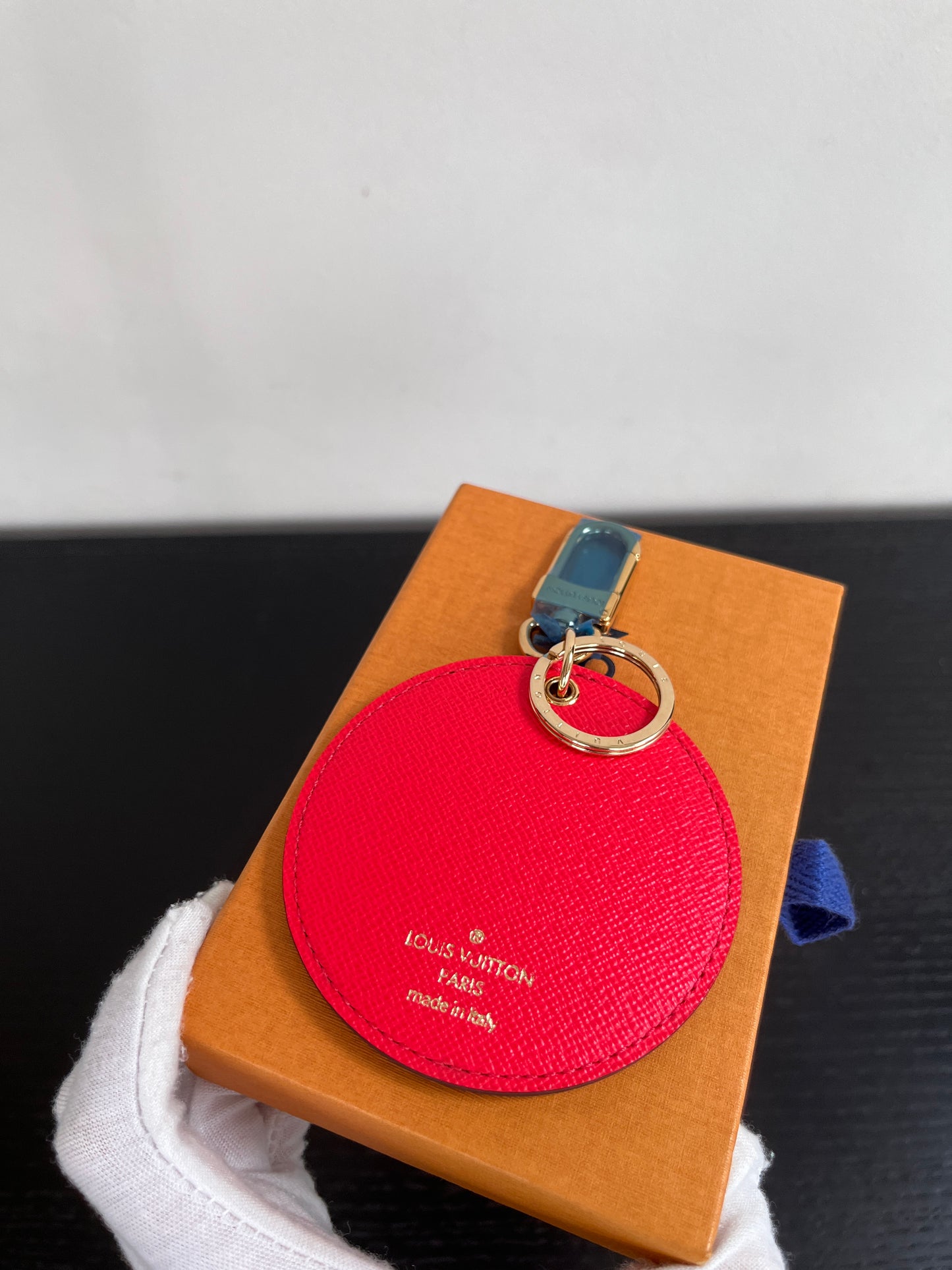 Louis Vuitton Damier Ebene Charm Keychain Holder