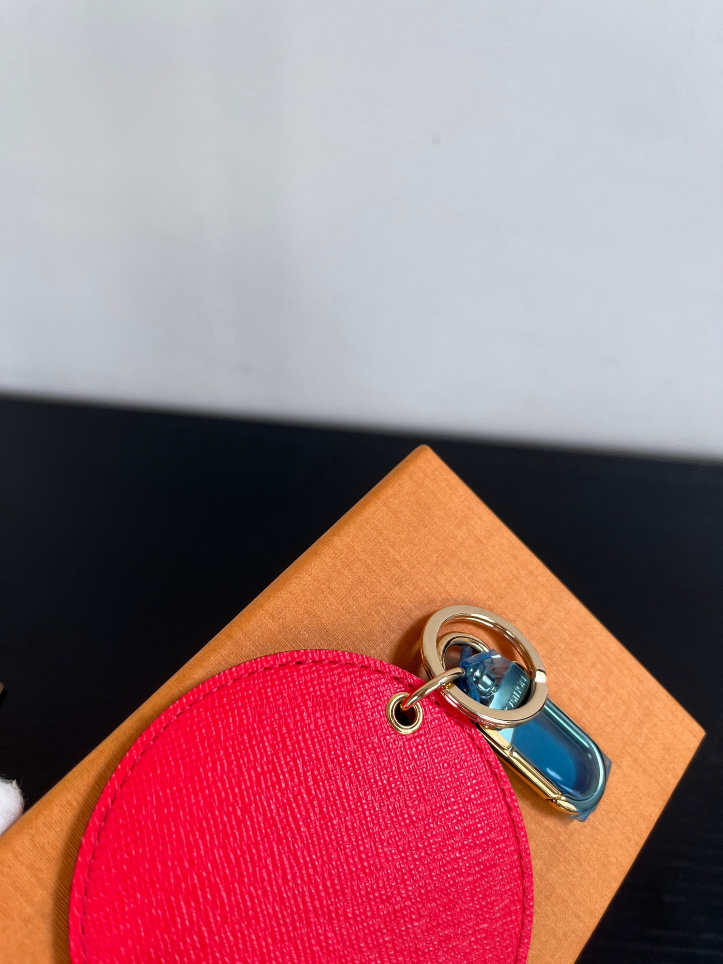 Louis Vuitton Damier Ebene Charm Keychain Holder