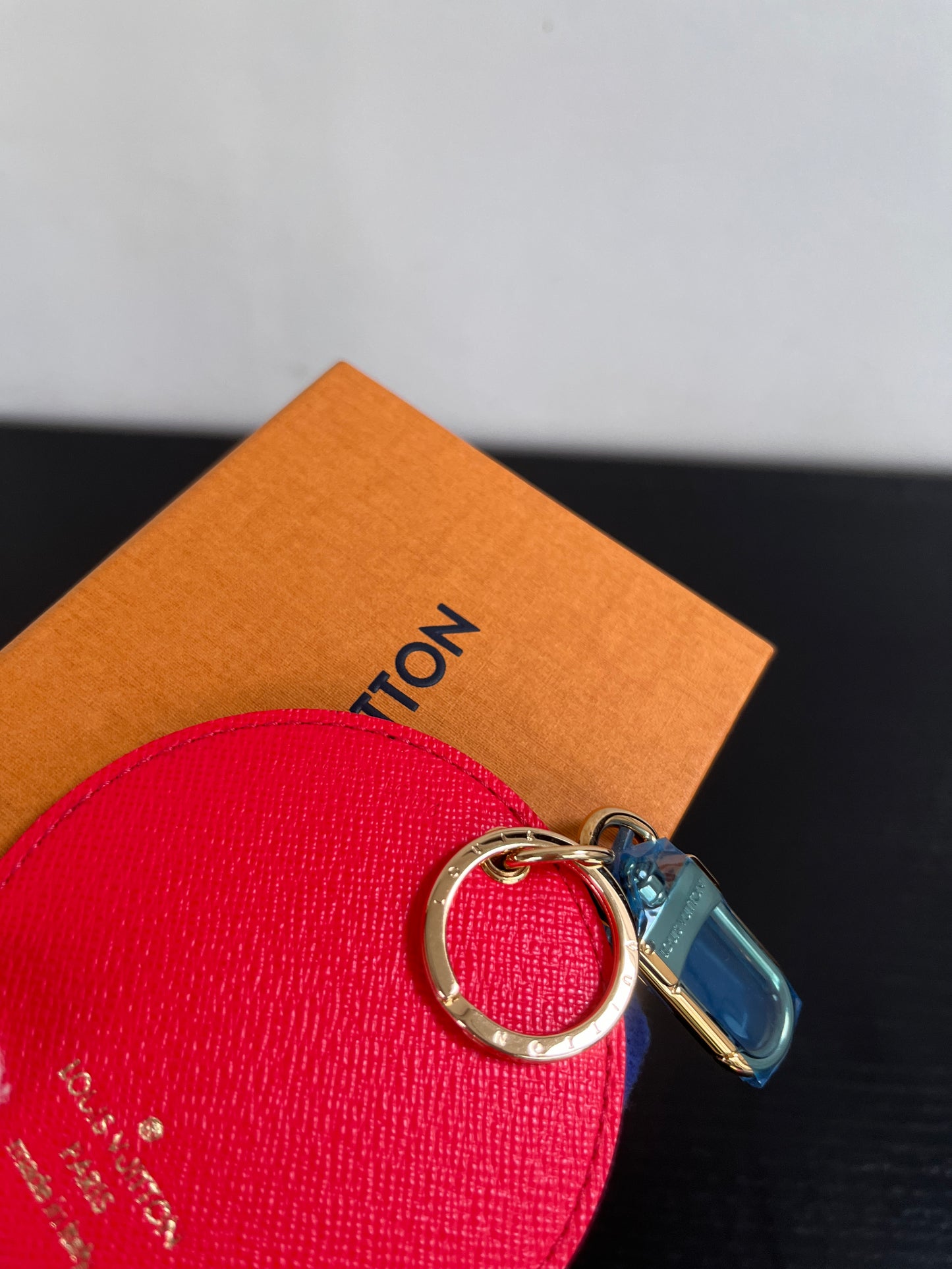 Louis Vuitton Damier Ebene Charm Keychain Holder