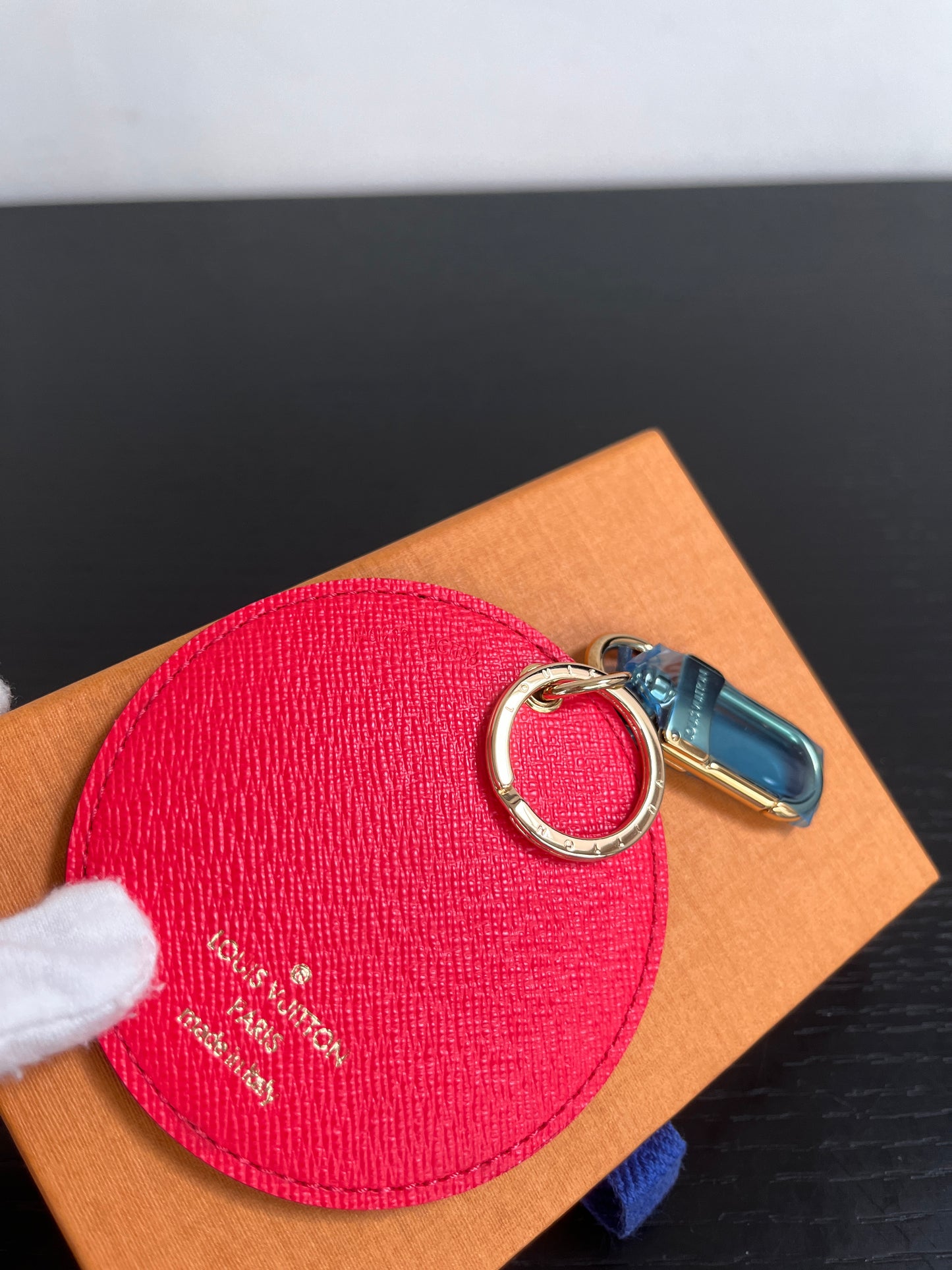 Louis Vuitton Damier Ebene Charm Keychain Holder