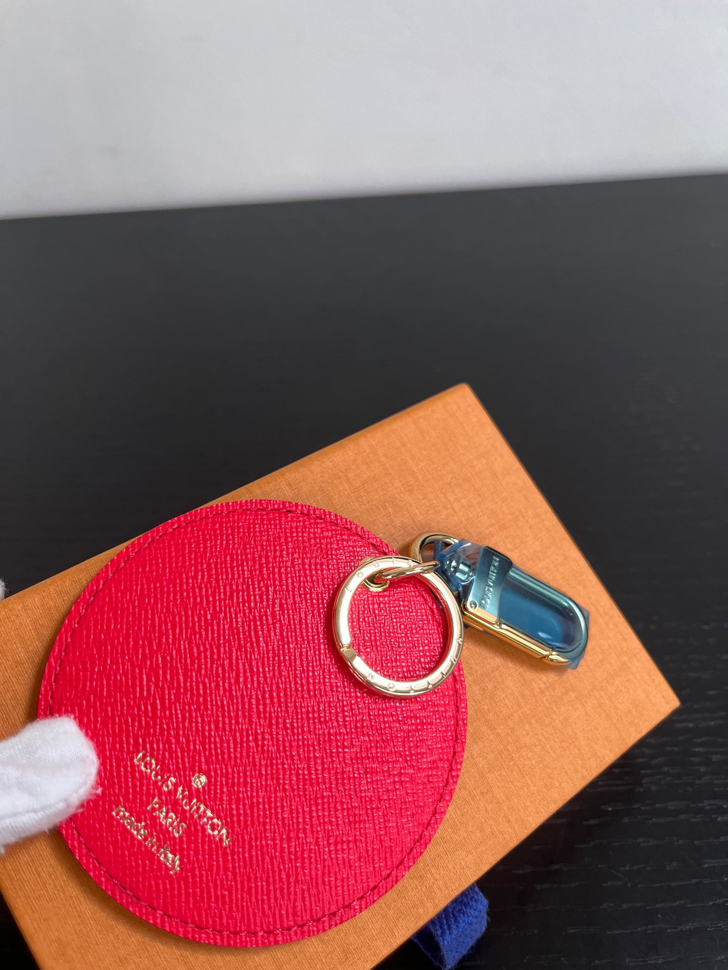 Louis Vuitton Damier Ebene Charm Keychain Holder