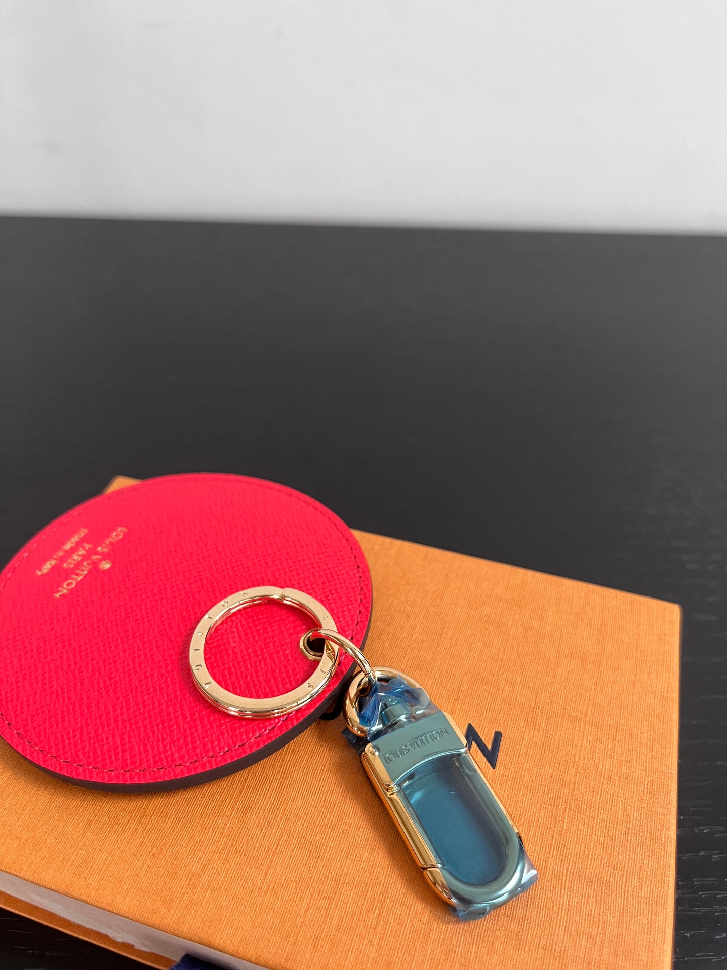 Louis Vuitton Damier Ebene Charm Keychain Holder