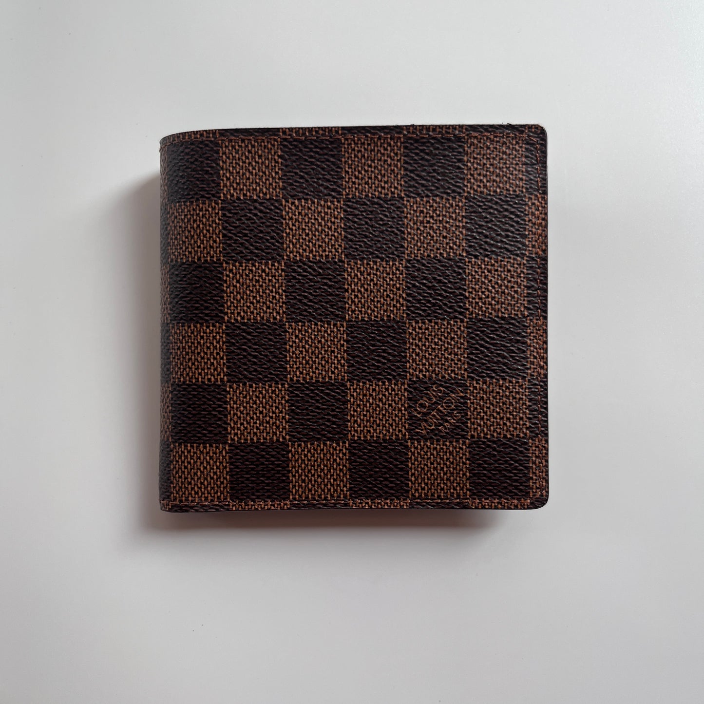 Louis Vuitton Portefeuille Marco Damier Ebene Bifold Wallet