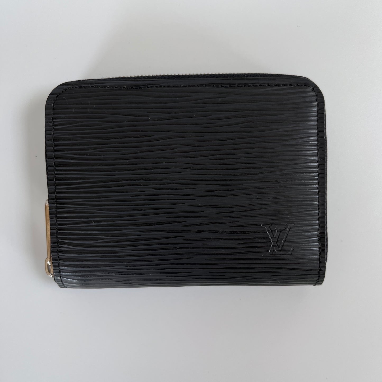 Louis Vuitton Black Epi Zippy Coin Purse